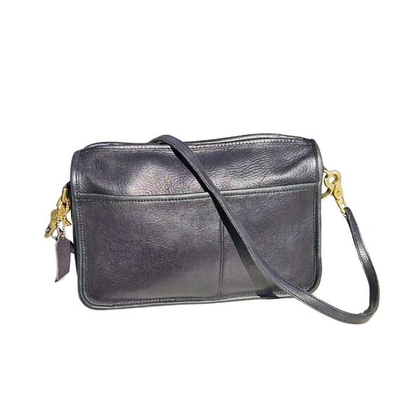 Coach Handbags - COACH Vintage NAVY Companion Bag Style 9003